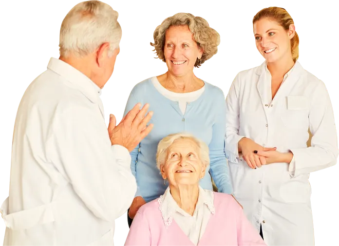 seniors talking